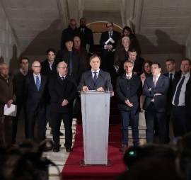 Rueda de prensa 8 enero - Declaración institucional - Salamanca