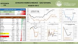 Infografía. Consumo de Gas Natural [agosto 2018]