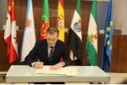 Firma del protocolo de colaboración CES de la raya hispan-lusa