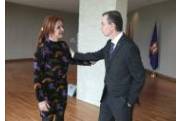 Presidenta de las Cortes y Presidente del CES en Pleno de nombramiento de presidente del CES 2018