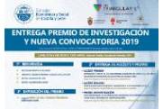 Cartel entrega premios y presentacioón 2019