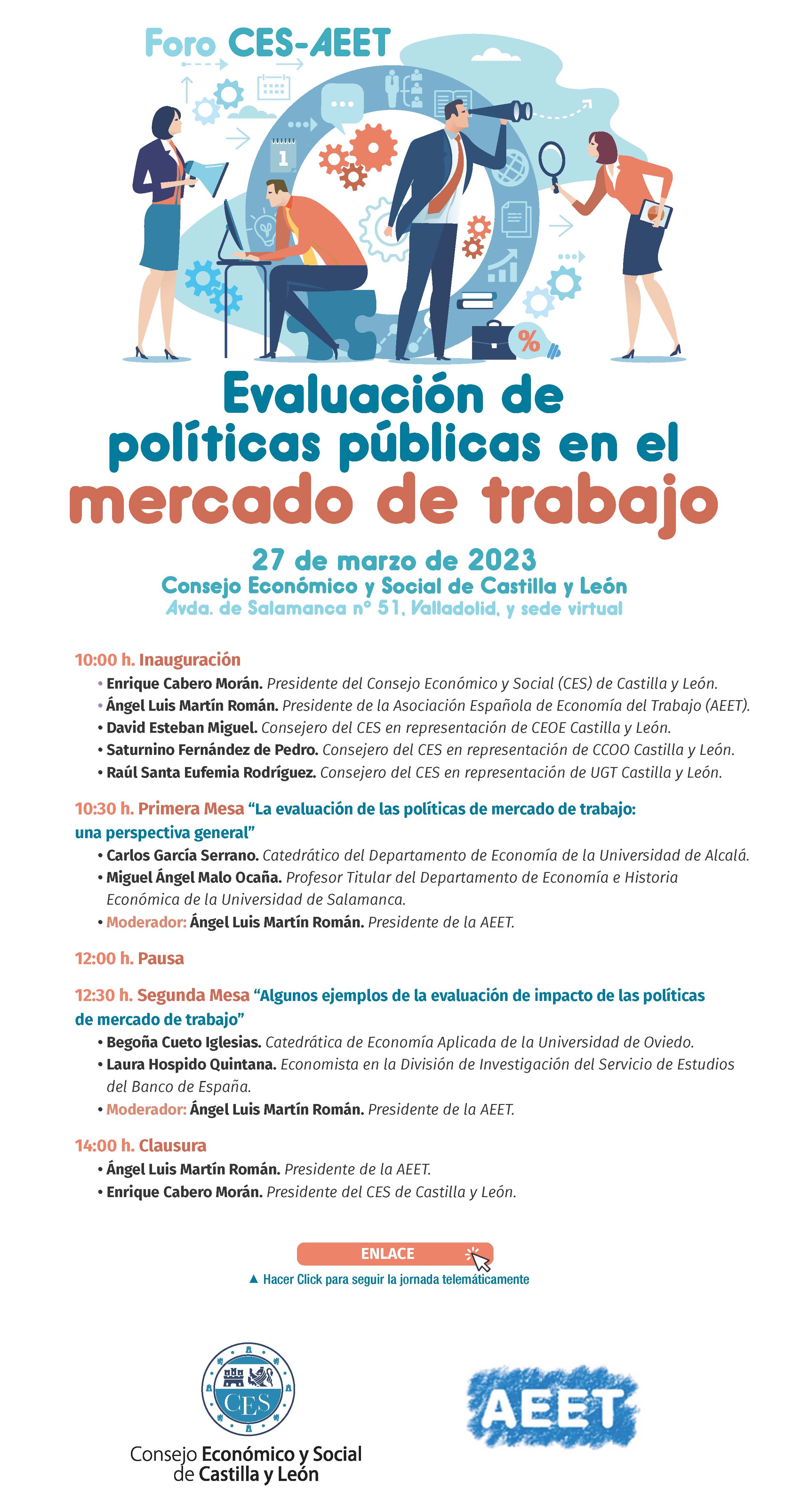 Programa Primer Foro CES-AEET. Este enlace se abrirá en una ventana nueva
