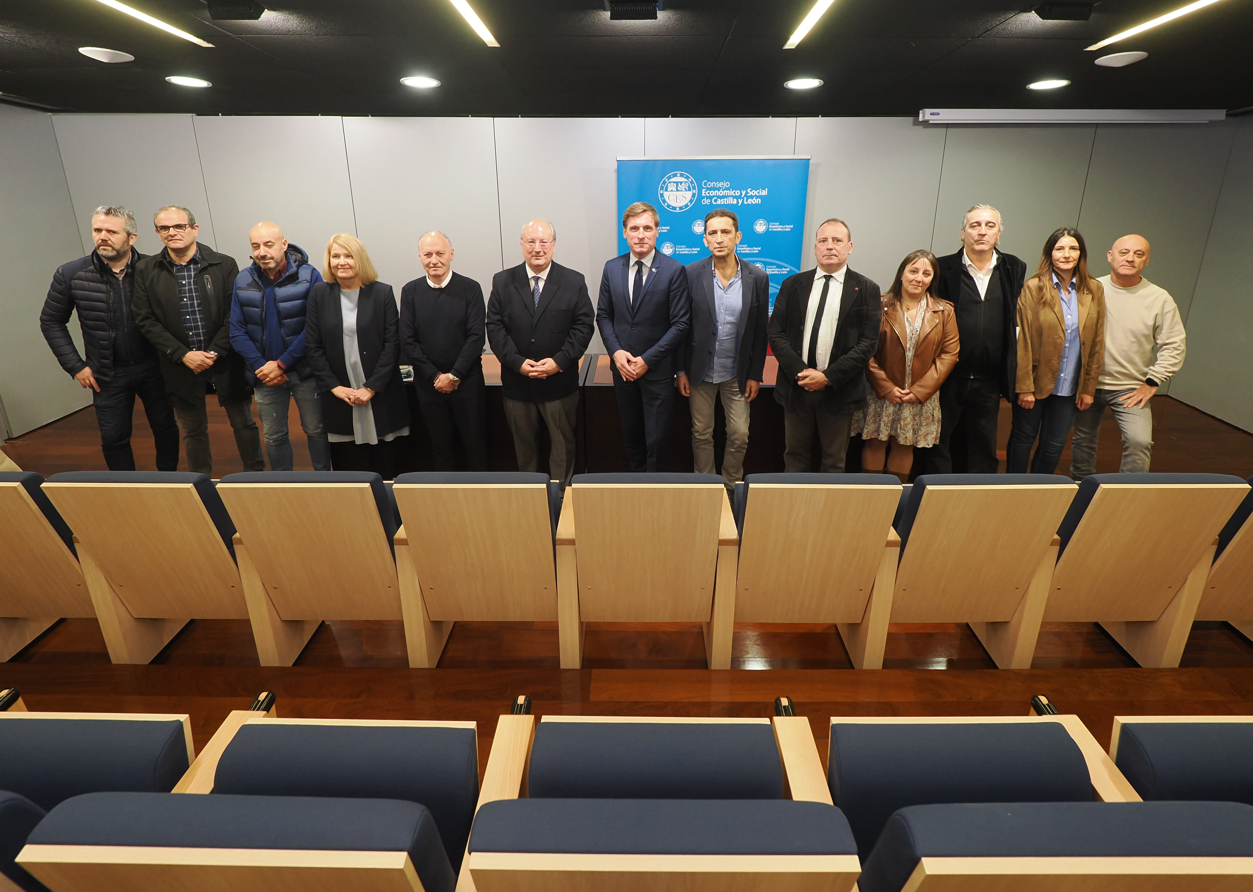 Reunión del presidente del CESE con CCOO CyL y UGT CyL