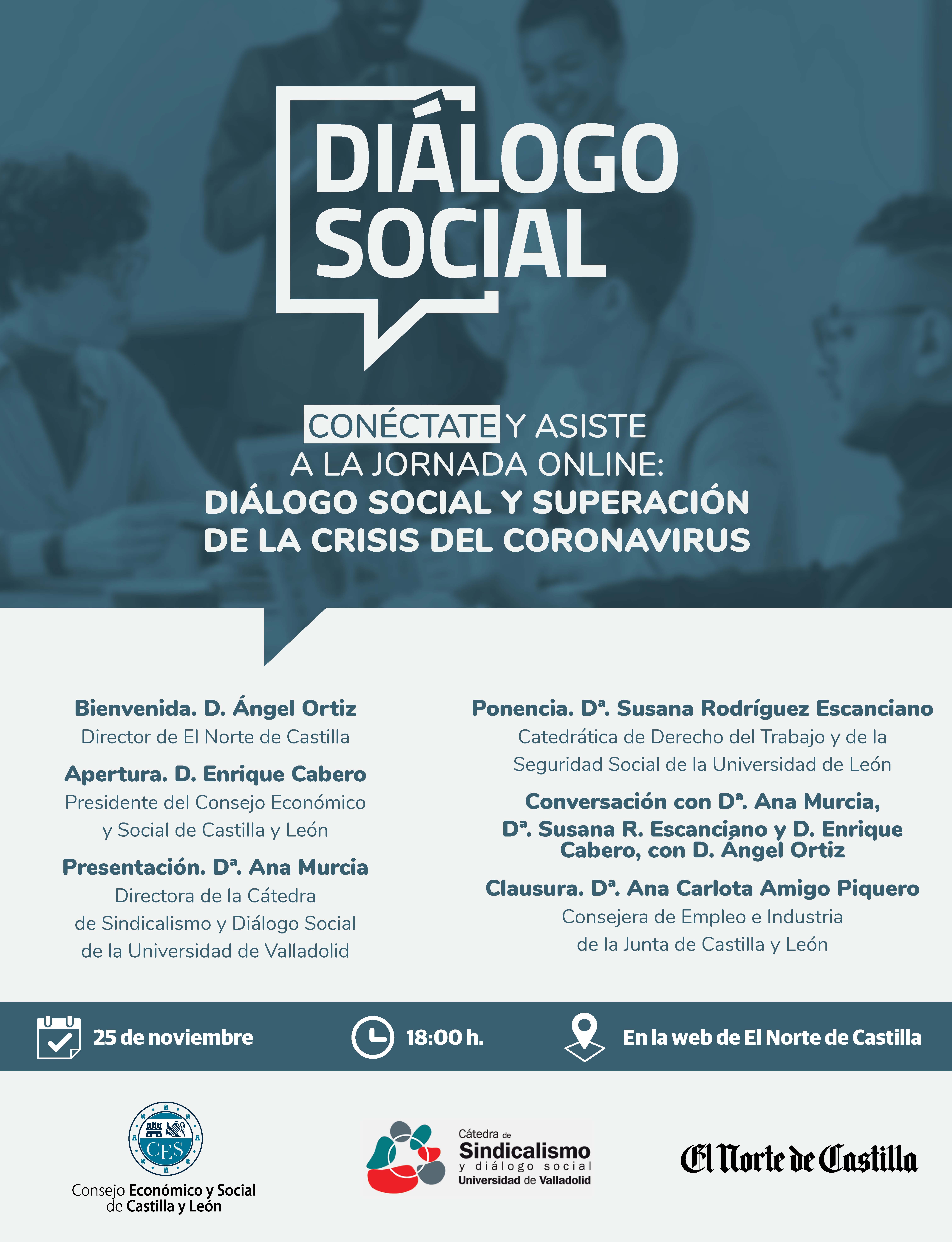 Cartel de Jornada Diálogo Social