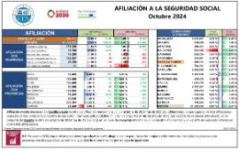 AFILIACIÓN A LA SEGURIDAD SOCIAL Octubre 2024