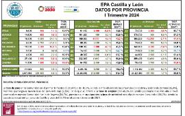 EPA Castilla y León DATOS POR PROVINCIA I Trimestre 2024