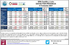 EPA Castilla y León DATOS POR PROVINCIA [IIT 2021]