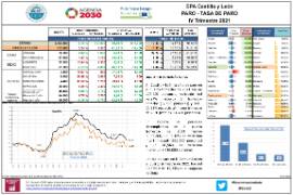 EPA Castilla y León PARO - TASA DE PARO [IVT 2021]