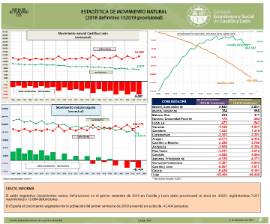 Estadística de movimiento natural (2018 definitivo 1S2019 provisional)