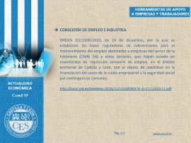 Ficha Actualidad Económica - APOYO EMPRESAS Y TRABAJADORES Nº 40