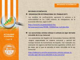 Ficha Actualidad Económica - INFORMES ECONOMICOS Nº