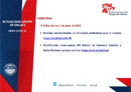 Ficha actualidad. Grupo de Enlace [1 de junio 2020]