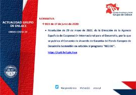 Ficha actualidad. Grupo de Enlace [16 de junio 2020]