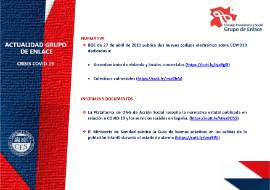 Ficha actualidad. Grupo de Enlace [27 abril 2020]