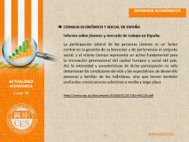 Ficha de actualidad. INFORMES ECONÓMICOS Nº 34