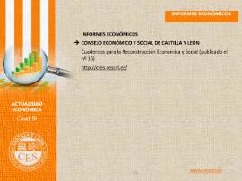 Ficha de actualidad. INFORMES ECONÓMICOS Nº 36