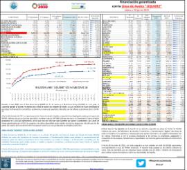 Financiación garantizada con la Línea de Avales LIQUIDEZ datos a 30 junio 2021