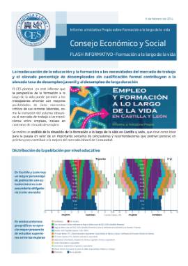flash informe formación y empleo a lo largo de la vida