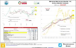 Índice de precios de consumo - IPC Grupos, subgrupos y subclases (España y CyLl) [junio 2021]