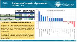 Índices de Comercio al por menor [Diciembre 2019]