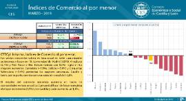 Índices de Comercio al por menor [Marzo- 2019]