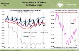 Infografía. Afiliación por sectores II [Mayo 2018]