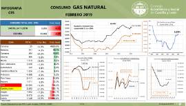 Infografía. Consumo Gas Natural