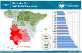 Infografia Paro EPA provincias [IV trimestre 2019]