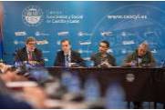 Mesa presidencial del Pleno constitutivo en 2018