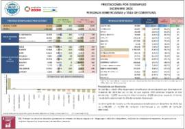 PRESTACIONES POR DESEMPLEO DICIEMBRE 2024 PERSONAS BENEFICIARIAS y TASA DE COBERTU