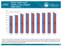 Salario medio anual CyL 2014