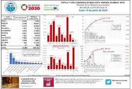 Situación de los ERTEs por fuerza mayor derivada de la crisis del covid-19 hasta 16 de junio de 2020
