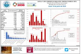 Situación de los ERTEs por fuerza mayor derivada de la crisis del covid-19 hasta 18 de junio de 2020