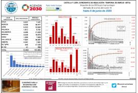 Situación de los ERTEs por fuerza mayor derivada de la crisis del covid-19 hasta 8 de junio de 2020