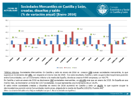 Sociedades Mercantiles en Castilla y León [Enero 2016]
