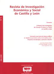 Valoración económica de bienes públicos en relación al patrimonio cultural de Castilla y León. Propuesta metodológica y aplicación empírica